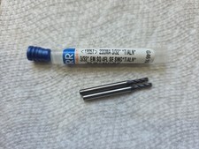 2x Garr 13057 3/32 Carbide End Mills 4FL TiAlN Coated USA 230MA Series