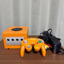 Nintendo GameCube console Spice Orange Japan only GC with cable Used From Japan