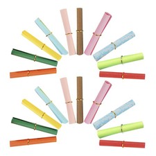 140 pezzi di pergamene di colore misto capsule di messaggi di carta capsule di