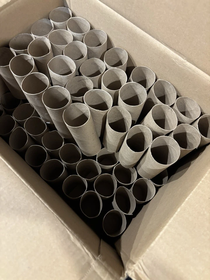 80 Empty Toilet Paper Tissue Rolls Tubes For Art, Crafts, School Projects, CLEAN - Image 2 of 4
