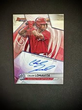 2025 Bowman’s Best CALEB LOMAVITA Best Of 2025 Auto #B25-CL NATIONALS