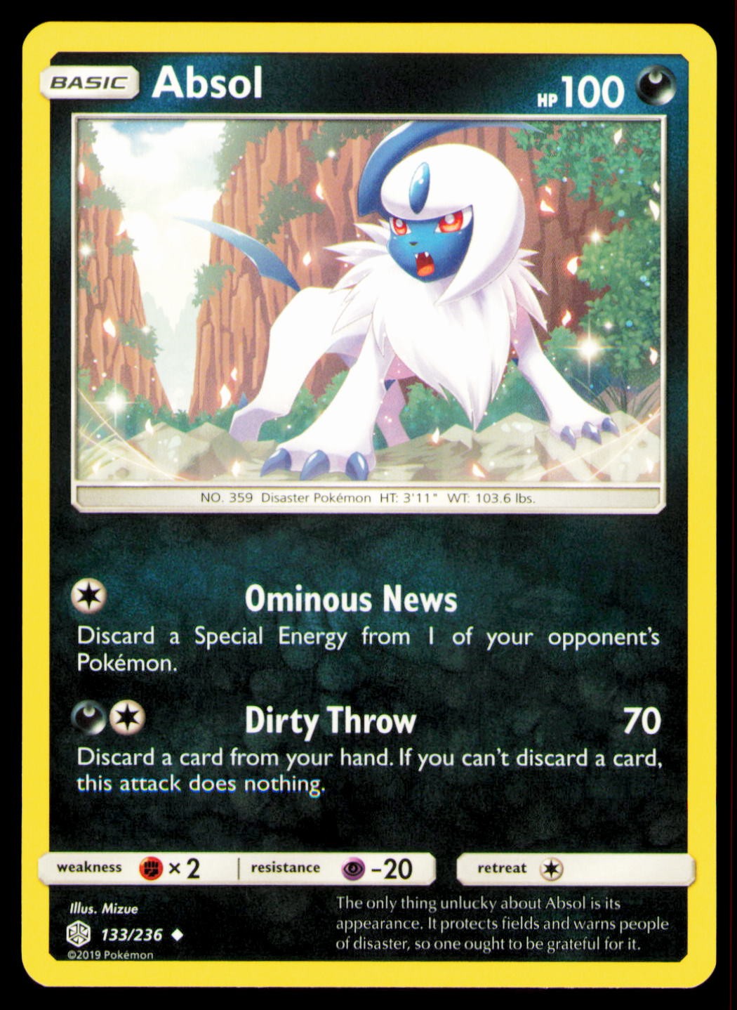 NM/M - Absol - 133/236 CEC : Cosmic Eclipse