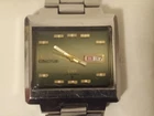 Vintage Mens Seiko Cactus Vintage Square Automatic SS Watch Runs
