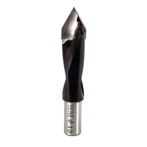 Whiteside DT13-70 Right Hand V-Point Dowel Drill 13mmCD, 70mmOAL