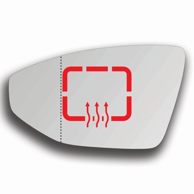 Spiegelglas Asphärisch Links Beheizbar für Audi e-tron GT 2020 - 2026
