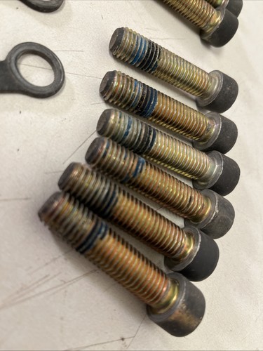 OEM Mercedes Benz Axle Shaft Flange Bolts 12 560SEL 1990 W126 Bracket 4 - Picture 2 of 6