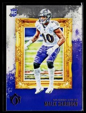 2020 Panini Chronicles #GK-18 Malik Harrison Gridiron Kings Pink Ravens