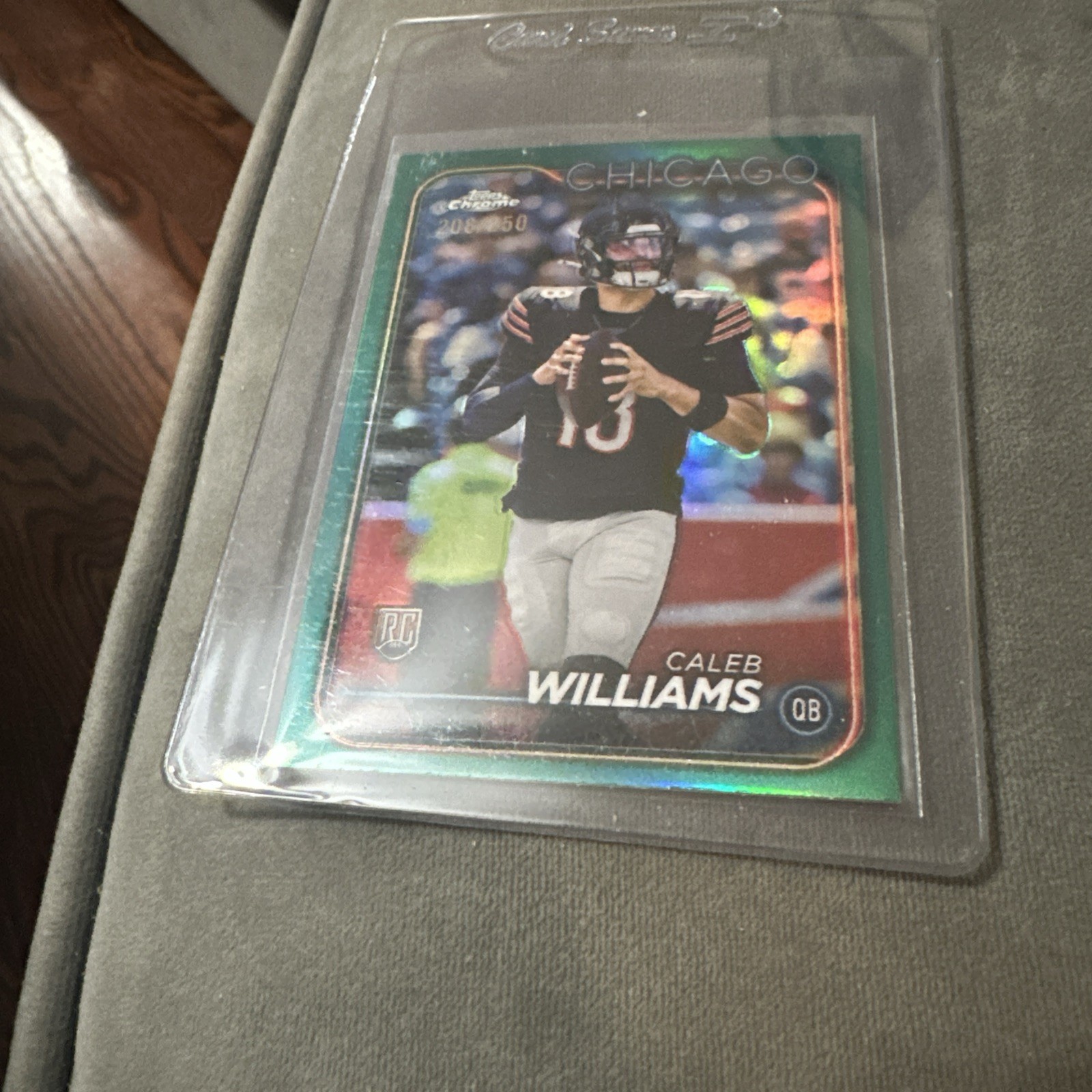 2024 Topps Chrome - Caleb Williams Rookie Teal Refractor/ 250 - #202
