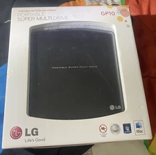 NEW LG GP10 Portable External Super Multi Drive 8X DVD+-RW CD-R PC Mac USB 2.0