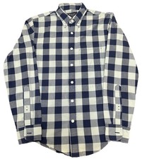 Abercrombie Fitch Button Down Shirt Blue/Green Check Men's Size Small