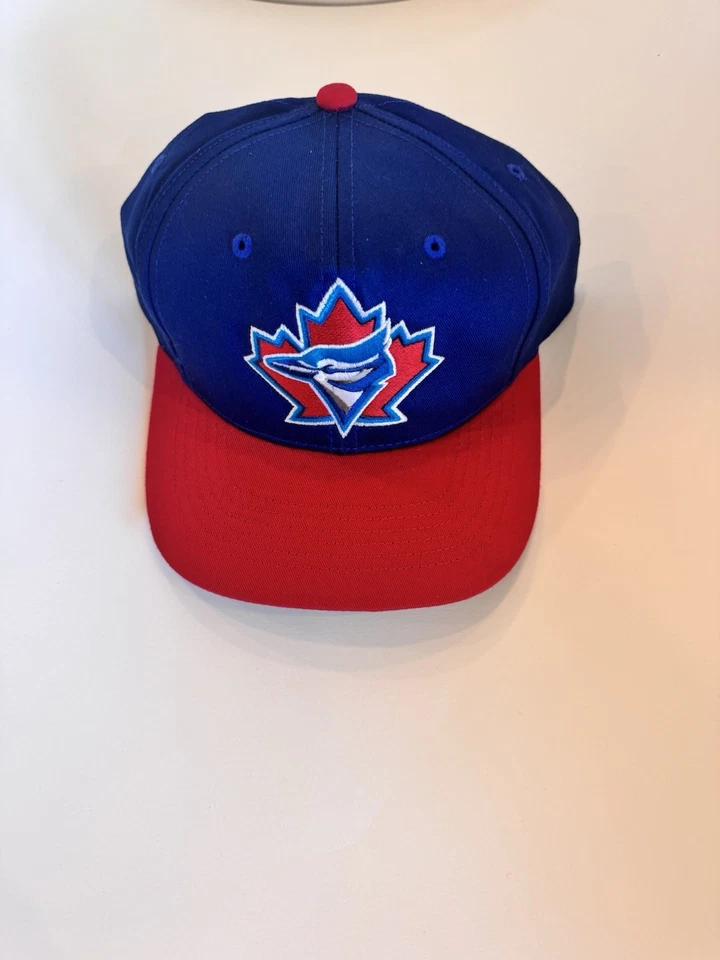 Gorra YOUTH Vintage Toronto Blue Jays Snapback Azul MLB Béisbol Años 90 Nueva con Etiquetas Foto 2 de 4