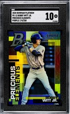 Bobby Witt Jr. /250 RC Insert Card Graded SGC 10 Gem Mint 2020 Precious Elements
