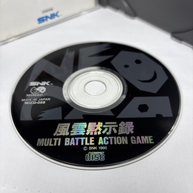 Savage Reign Fuun Mokushiroku Neo Geo CD Japan Import Tested Working SNK