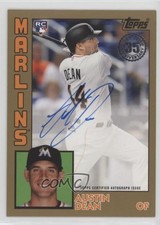 2019 Topps 1984 Baseball Rookies Gold 46/50 Austin Dean #84R-AD Auto 1j47