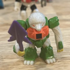 Takara Hasbro Battle Beasts Slowpoke Sloth #66 Figure Water Rub Vintage Weapon