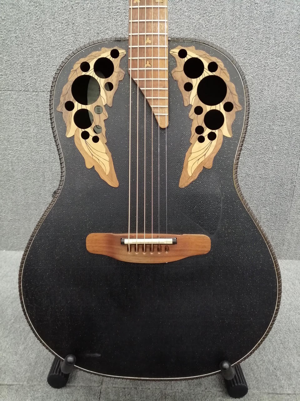 OVATION ADAMAS II 1681-5 Electro-Acoustic Guitar w/ Case Rare Tested TB03 23.0