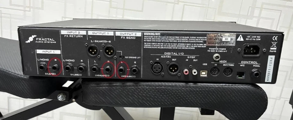 Fractal Audio Axe FX II MKii 2 Effect Rack Used w/power cable Tested Working - Image 2 of 4