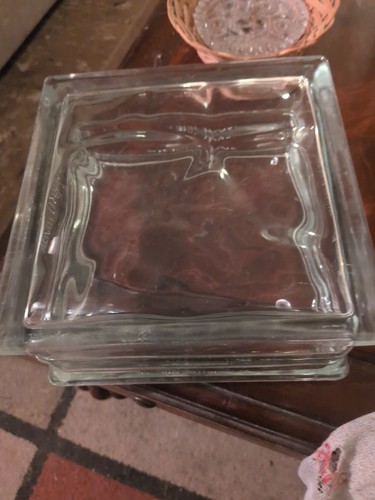 Wave Pattern Glass Block 3 Inch Thick Series 8 X 8 Made In Germany 