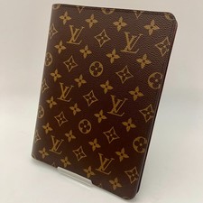 Louis Vuitton Monogram Agenda Bureau R20100 Note Cover Brown RFID A230