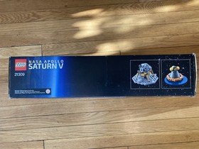 LEGO Ideas 21309 NASA 1969 Apollo Saturn V Complete With Original Box, Manual