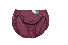 NEW Vanity Fair Illumination Hi-Cut Brief Underwear Plum Size 8/XL L13108