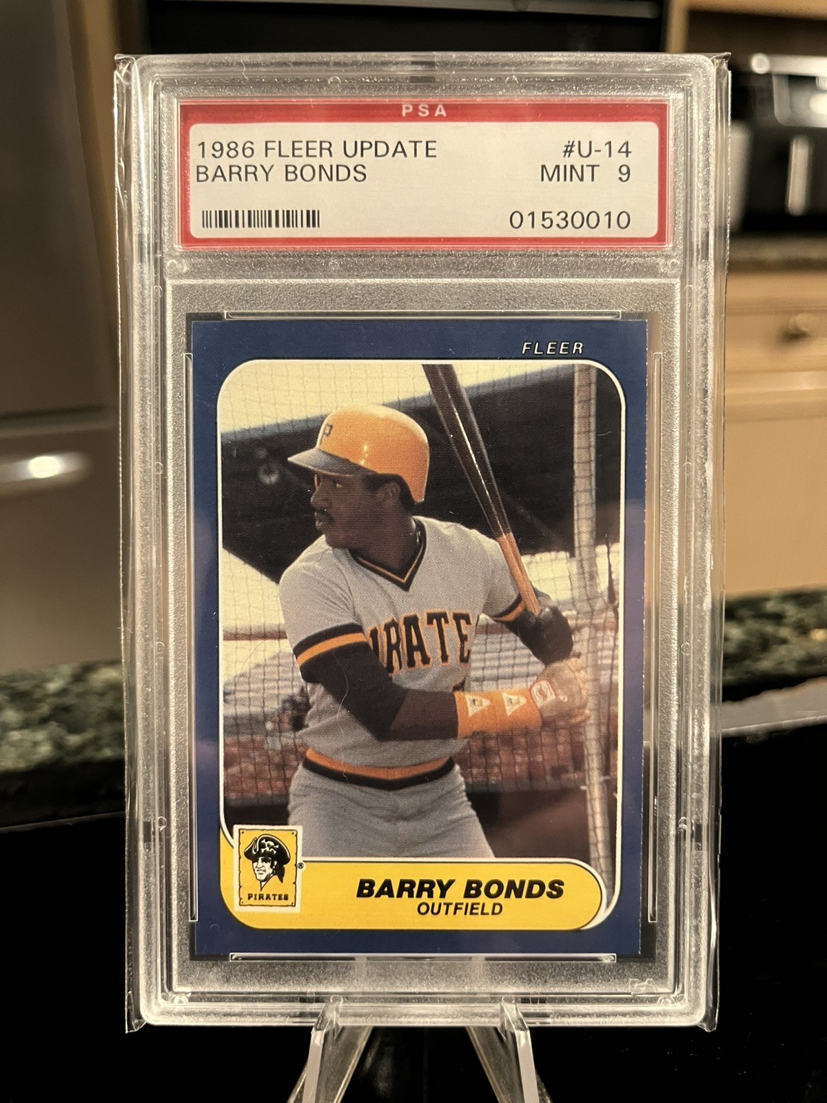 1986 Fleer Update Barry Bonds #U-14 PSA 9 Mint Rookie Card RC