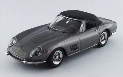 1:43 BEST Ferrari 275 Gtb Spider Cabriolet Closed 1967 Grey Black BE9538 - Photo 1/2