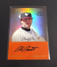 2007 TRI-STAR MIKE MOUSTAKAS PRO DEBUT PROSPECT PLUS AUTOGRAPH AUT0 NUMBERED 2/5