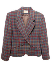 VTG Jacket Pendleton made in USA Plaid 60's 100 Wool Size 10