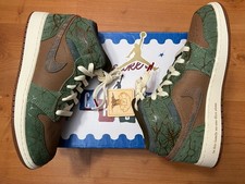 Nike Air Jordan 1 Mid SS GS 6.5Y Archaeo Brown/Light Olive FQ8101-200 NWB