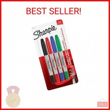 SHARPIE 32174PP Twin Tip Permanent Markers, Fine and Ultra Fine, Assorted Colors