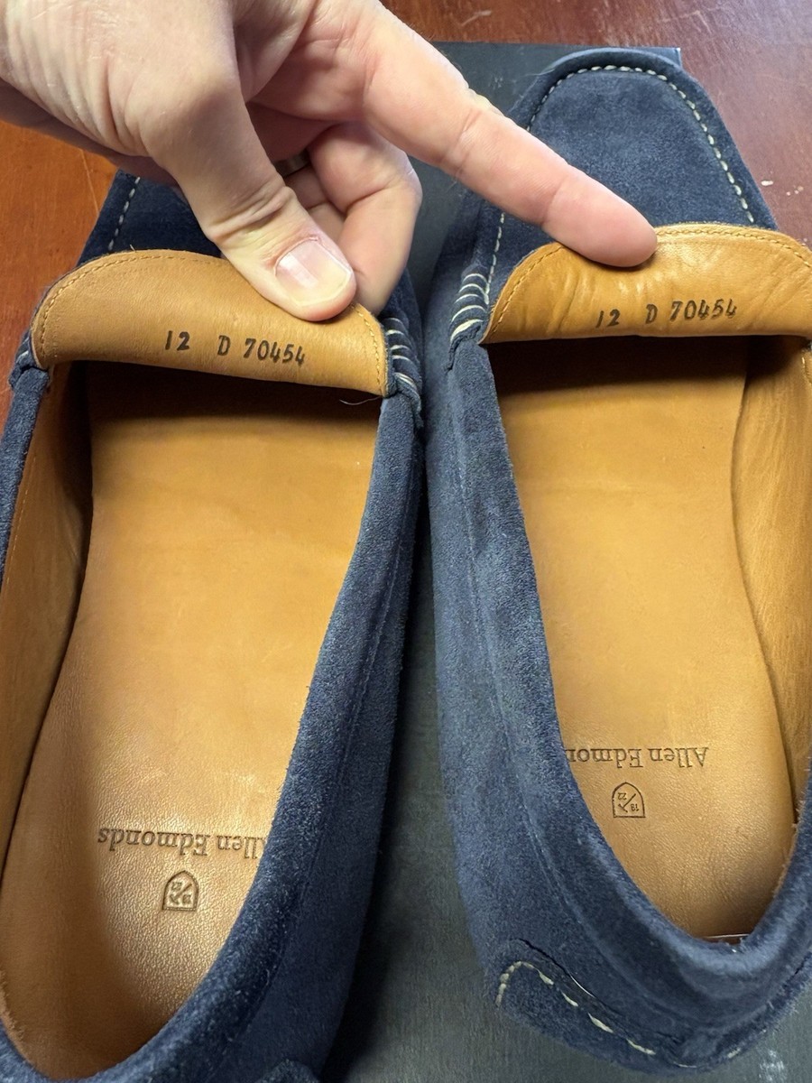 Allen Edmonds Turner Navy Blue Penny Loafer Allen Edmonds Turner Penny Loafers Super Sport Driver Mens  main image 3