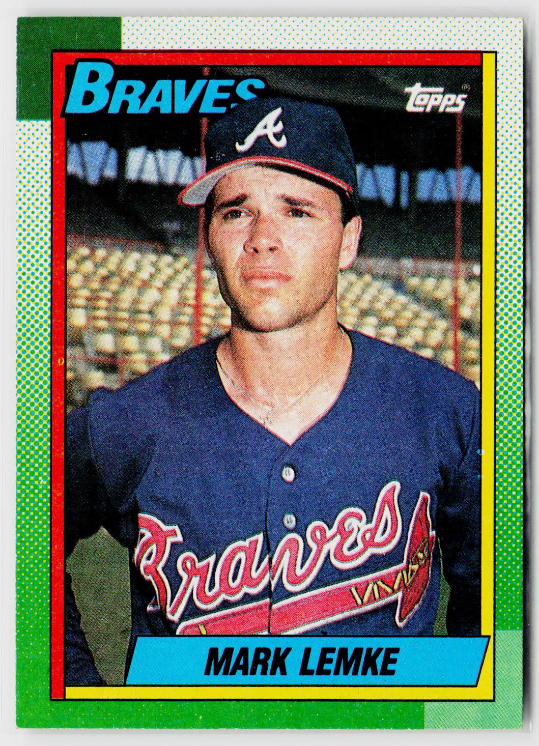 1990 Topps #451 Mark Lemke