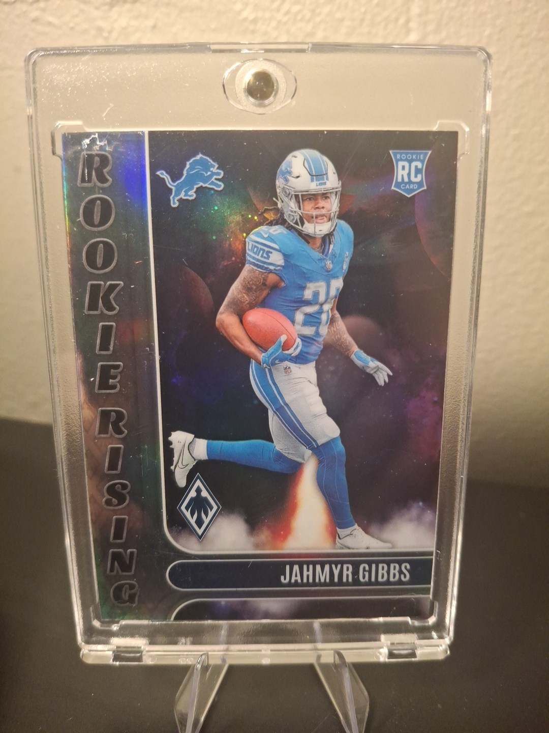 Jahmyr Gibbs 2023 Panini Phoenix Rookie Rising #RIS-8 RC Detroit Lions