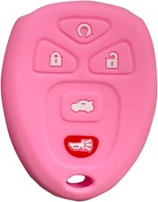 5-Button Key Fob Case for Traverse Malibu Impala Acadia Yukon XL G Model: Pink