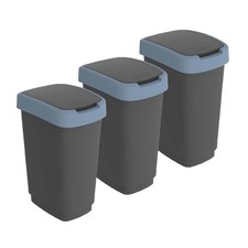 ROTHO 3er-Set Swingeimer 25l TWIST Abfalleime...