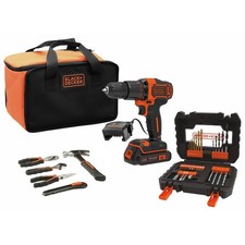 18V Cordless Hammer Drill Combi Driver Kit Battery Charger Case Set