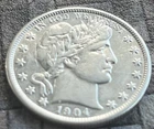 1904 P Barber Half Dollar Silver 50c