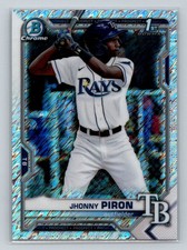 2021 Bowman Chrome #BCP-239 Jhonny Piron Prospects Shimmer Refractor