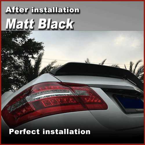 Fit for Benz W212 E200 E300 E400 E63 AMG Matt Black Rear Trunk Spoiler Wing Lip - Picture 4 of 13