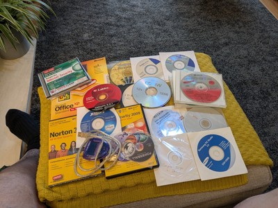 Vintage Software großes Konvolut Computer Software siehe viele Fotos