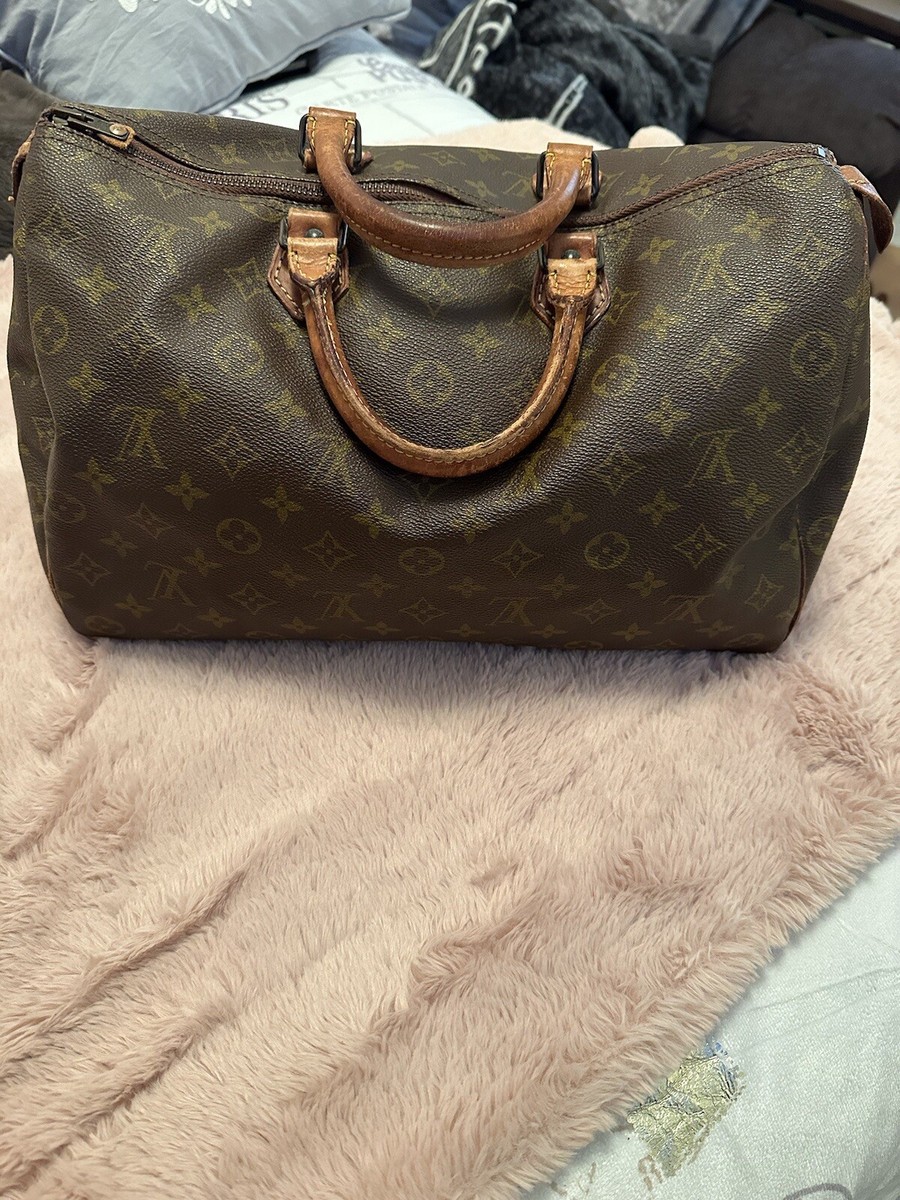 Louis Vuitton Speedy Duffle 35 Brown Canvas Monogram for sale