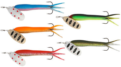 Savage Gear Kunstköder für Meerforellen & Lachse 23g Flying Eel Spinner, Köder