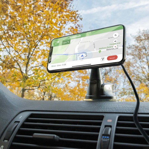 Mobilefox QI senza Fili Auto Universale Supporto Cellulare Pkw Caricabatteria - Picture 4 of 9