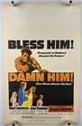 ELMER GANTRY Movie Poster (Fine+) 1960 Window Card Burt Lancaster WC318