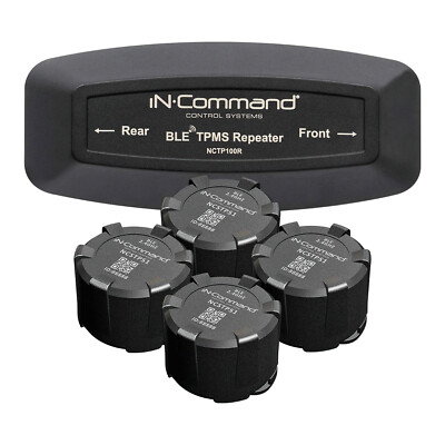 iN-Command NCTP100 Tire Pressure Monitoring System with 4 Bluetooth Tire Sensors