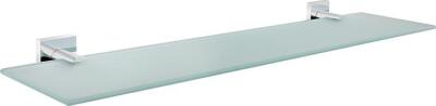 Ablagekonsole Elean inkl. Befestigung l=600mm Glas satiniert