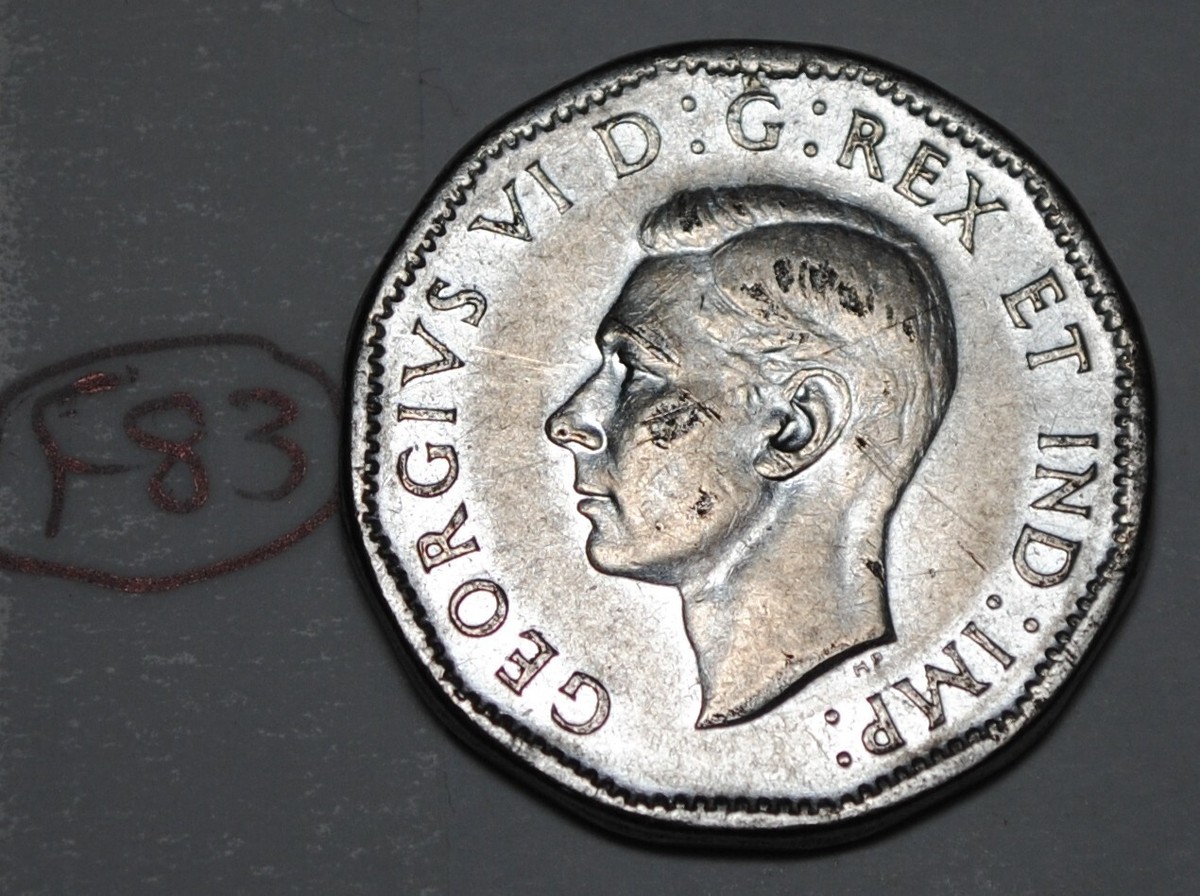 Canada 1945 5 Cents Victory George VI Canadian Nickel Lot #F83 | eBay