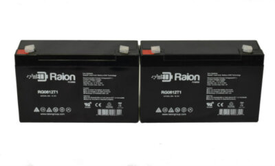 Raion Power 6V 12Ah SLA Battery For Dongjin DJ6-10 - 2 Pack