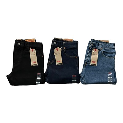 NWT Levi's Men's 517 Classic Stonewash All Cotton Slim Bootcut Mid Rise Jeans